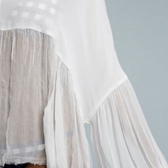 Anthropologie Lilka Sheer White Swing Cover-Up NWT - Picture 4 of 7